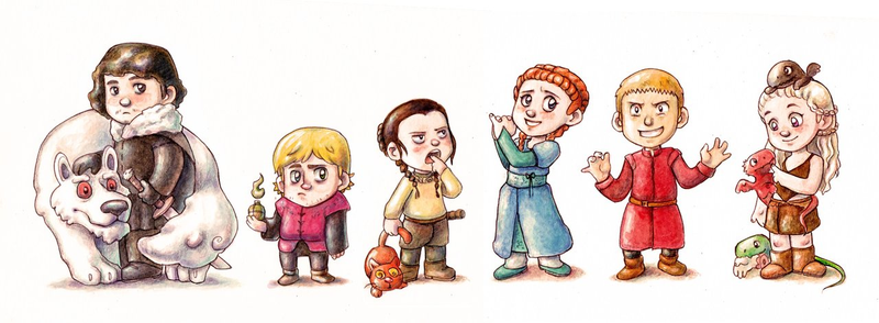 Illustration for article titled A Gallery of Great (and Not TV-Inspired) Game of Thrones Art